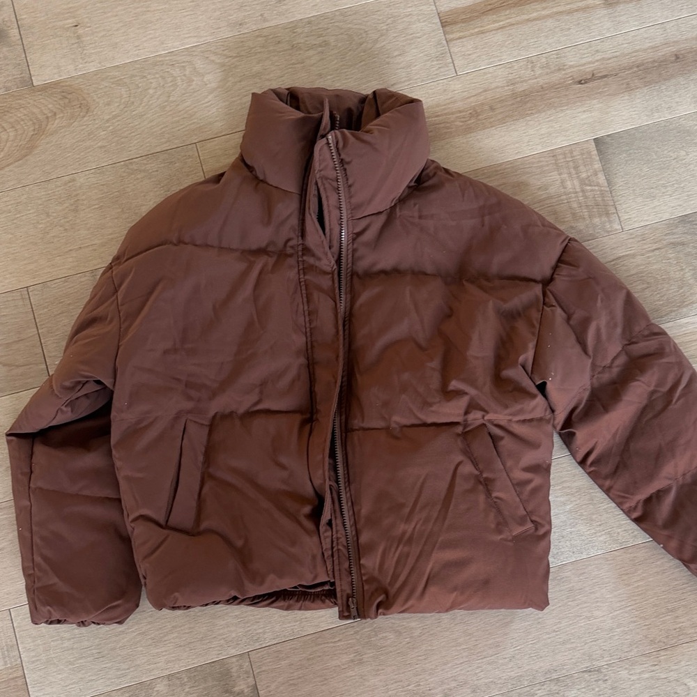 Amazon Brown Puffer Jacket
